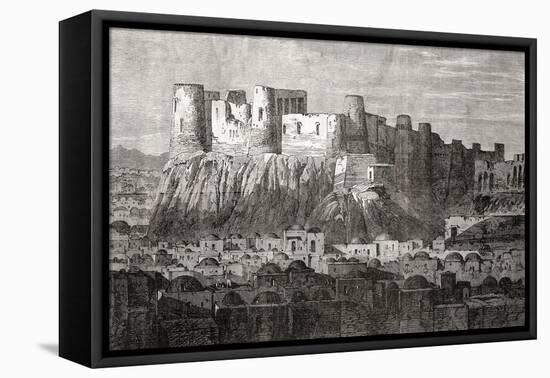 The Citadel of Herat and Qala Iktyaruddin, Herat, Afghanistan, from 'L'Univers Illustré', 1866-null-Framed Premier Image Canvas