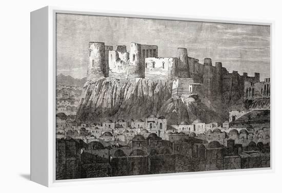 The Citadel of Herat and Qala Iktyaruddin, Herat, Afghanistan, from 'L'Univers Illustré', 1866-null-Framed Premier Image Canvas