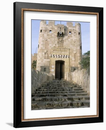 The Citadel, Unesco World Heritage Site, Aleppo, Syria, Middle East-Alison Wright-Framed Photographic Print