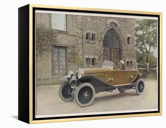 The Citroen Caddy of 12Hp is a Sporty Little Two-Seater for Summer Touring-null-Framed Premier Image Canvas