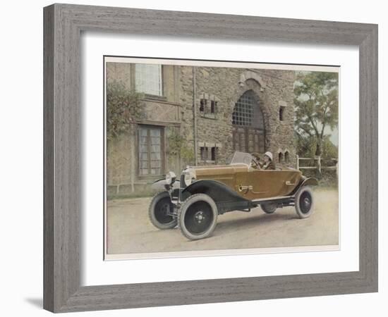 The Citroen Caddy of 12Hp is a Sporty Little Two-Seater for Summer Touring-null-Framed Photographic Print