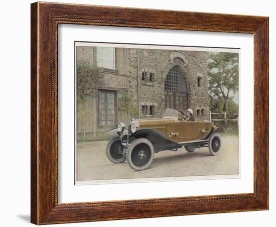 The Citroen Caddy of 12Hp is a Sporty Little Two-Seater for Summer Touring-null-Framed Photographic Print