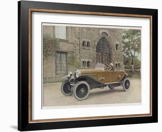 The Citroen Caddy of 12Hp is a Sporty Little Two-Seater for Summer Touring-null-Framed Photographic Print