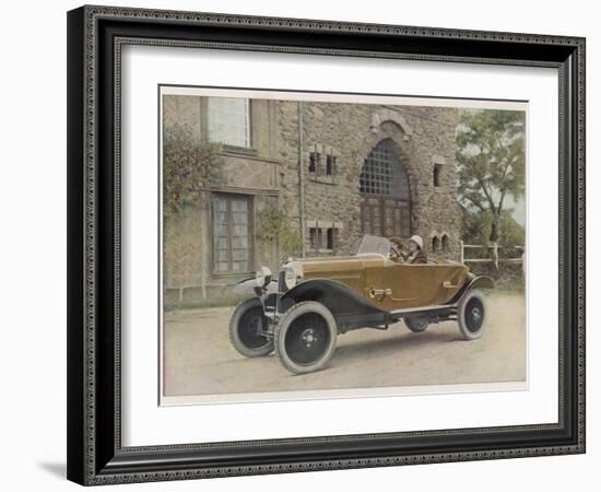 The Citroen Caddy of 12Hp is a Sporty Little Two-Seater for Summer Touring-null-Framed Photographic Print