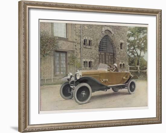 The Citroen Caddy of 12Hp is a Sporty Little Two-Seater for Summer Touring--Framed Photographic Print