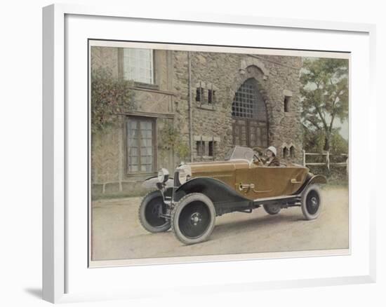 The Citroen Caddy of 12Hp is a Sporty Little Two-Seater for Summer Touring-null-Framed Photographic Print