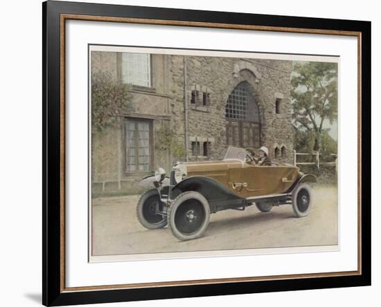 The Citroen Caddy of 12Hp is a Sporty Little Two-Seater for Summer Touring-null-Framed Photographic Print