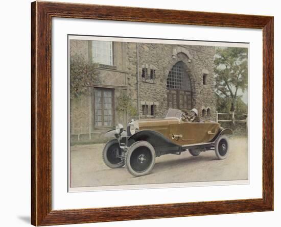 The Citroen Caddy of 12Hp is a Sporty Little Two-Seater for Summer Touring-null-Framed Photographic Print