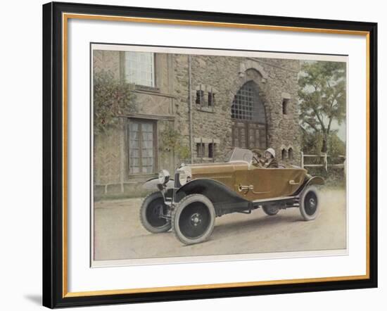 The Citroen Caddy of 12Hp is a Sporty Little Two-Seater for Summer Touring-null-Framed Photographic Print