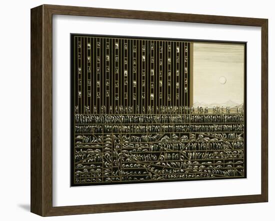 The City, 1981-Evelyn Williams-Framed Giclee Print