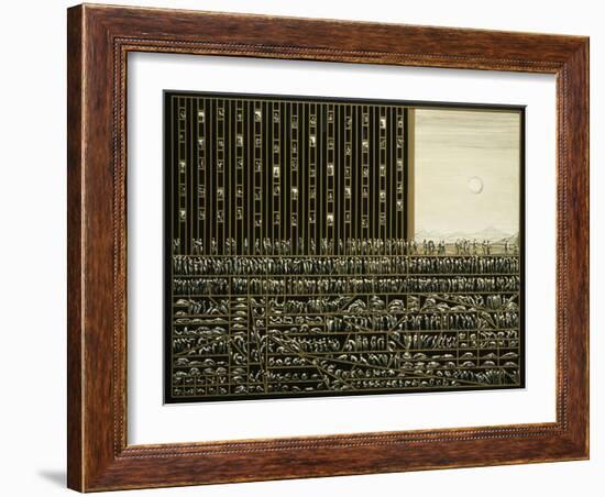 The City, 1981-Evelyn Williams-Framed Giclee Print