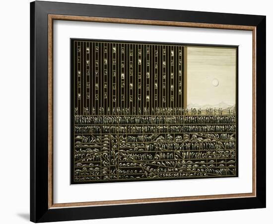 The City, 1981-Evelyn Williams-Framed Giclee Print