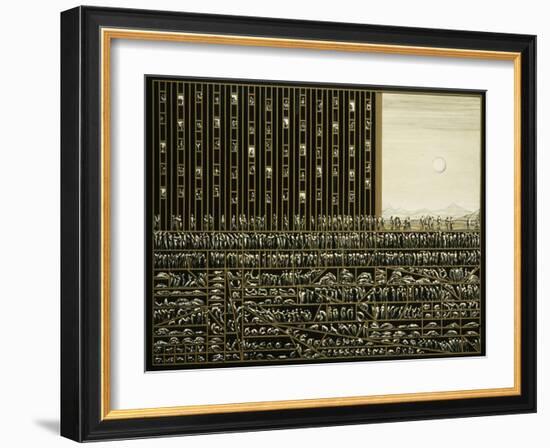 The City, 1981-Evelyn Williams-Framed Giclee Print