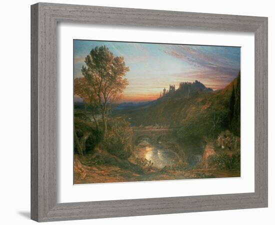 The City at Sunset-Samuel Palmer-Framed Giclee Print