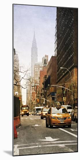 The City Bustle-Pete Kelly-Mounted Giclee Print