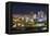 The City Center and Central Business District at Night, Astana, Kazakhstan, Central Asia-Gavin Hellier-Framed Premier Image Canvas