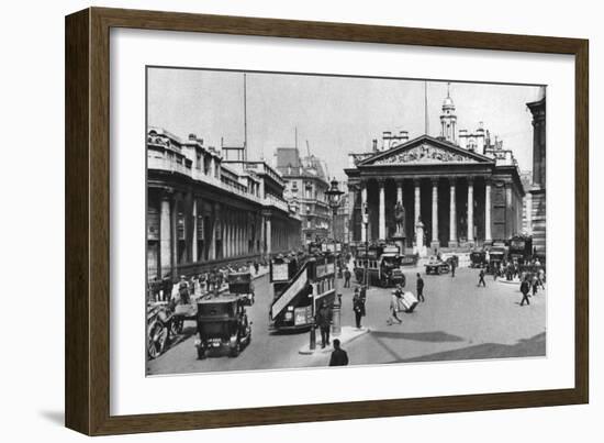 The City, Centre of London, 1926-1927-McLeish-Framed Giclee Print
