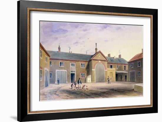 The City Green Yard, 1855-Thomas Hosmer Shepherd-Framed Giclee Print