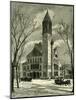 The City Hall Albany 1891, USA-null-Mounted Giclee Print
