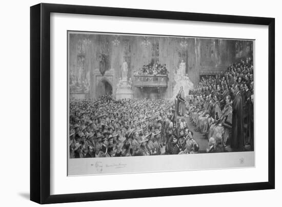 The City Imperial Volunteers in the Guildhall, City of London, 1900-John Henry Frederick Bacon-Framed Giclee Print