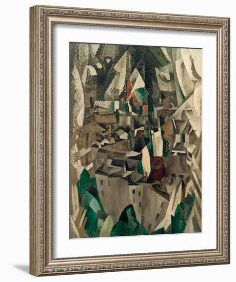 The City No.2, 1910-Robert Delaunay-Framed Giclee Print