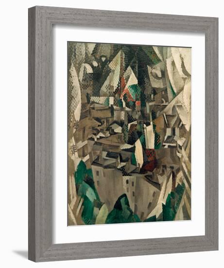 The City No.2, 1910-Robert Delaunay-Framed Giclee Print