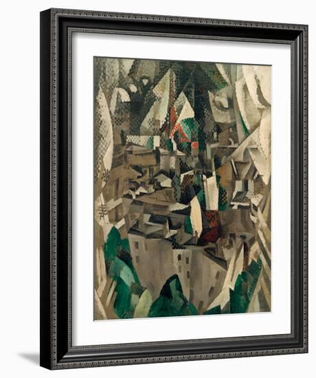 The City No.2, 1910-Robert Delaunay-Framed Giclee Print