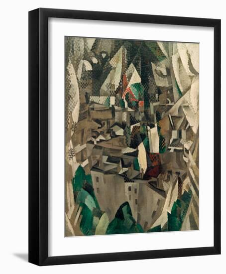 The City No.2, 1910-Robert Delaunay-Framed Giclee Print