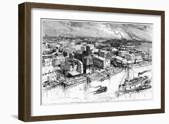 The City of Buffalo, 19th Century-null-Framed Giclee Print