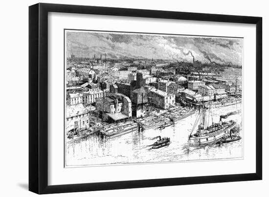 The City of Buffalo, 19th Century-null-Framed Giclee Print