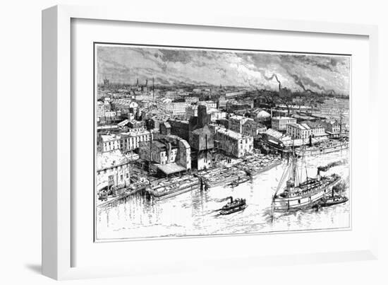 The City of Buffalo, 19th Century-null-Framed Giclee Print