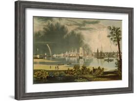 The City of Charleston, Engraved by W.J. Bennett, 1838-George Cooke-Framed Giclee Print