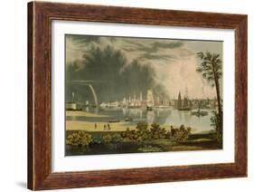 The City of Charleston, Engraved by W.J. Bennett, 1838-George Cooke-Framed Giclee Print