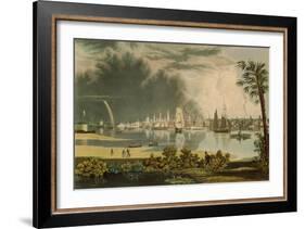 The City of Charleston, Engraved by W.J. Bennett, 1838-George Cooke-Framed Giclee Print