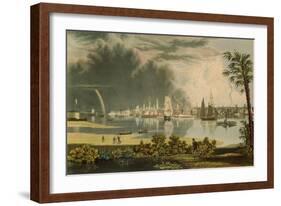 The City of Charleston, Engraved by W.J. Bennett, 1838-George Cooke-Framed Giclee Print