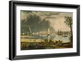 The City of Charleston, Engraved by W.J. Bennett, 1838-George Cooke-Framed Giclee Print