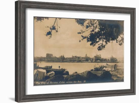 The City of Havana, Cuba, across the Bay, c1930-Unknown-Framed Giclee Print