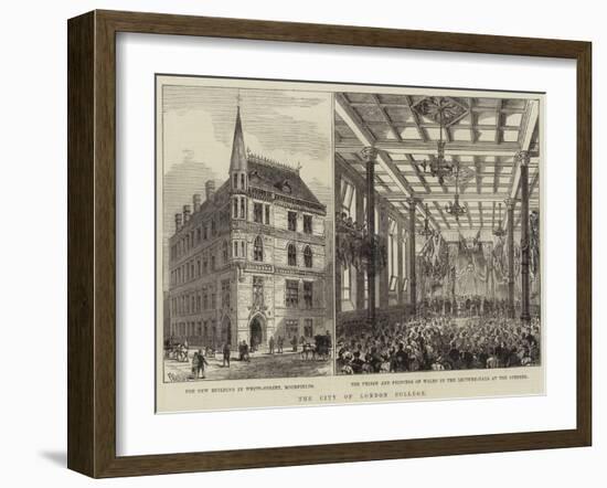 The City of London College-Frank Watkins-Framed Giclee Print