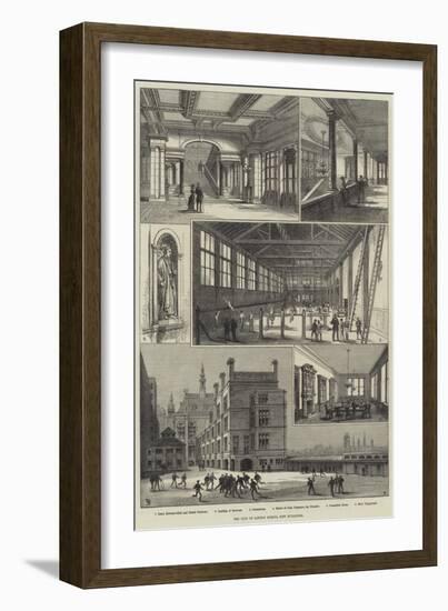 The City of London School New Buildings-Frank Watkins-Framed Giclee Print