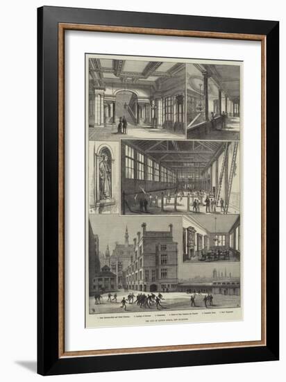 The City of London School New Buildings-Frank Watkins-Framed Giclee Print