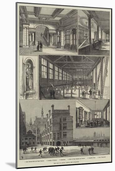 The City of London School New Buildings-Frank Watkins-Mounted Giclee Print