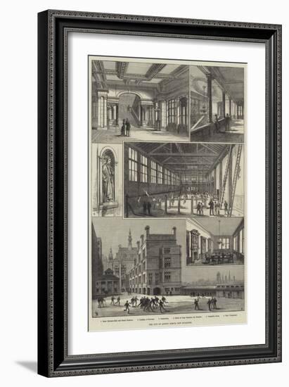 The City of London School New Buildings-Frank Watkins-Framed Giclee Print