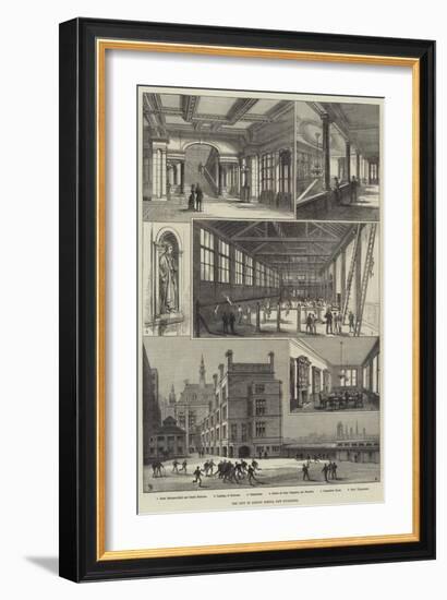 The City of London School New Buildings-Frank Watkins-Framed Giclee Print