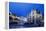 The City of Milan, the Huge Duomo Cathedral and the Centre of the City-David Churchill-Framed Premier Image Canvas