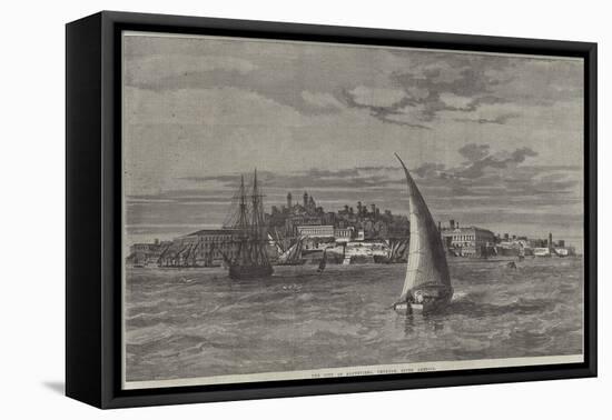 The City of Montevideo, Uruguay, South America-null-Framed Premier Image Canvas