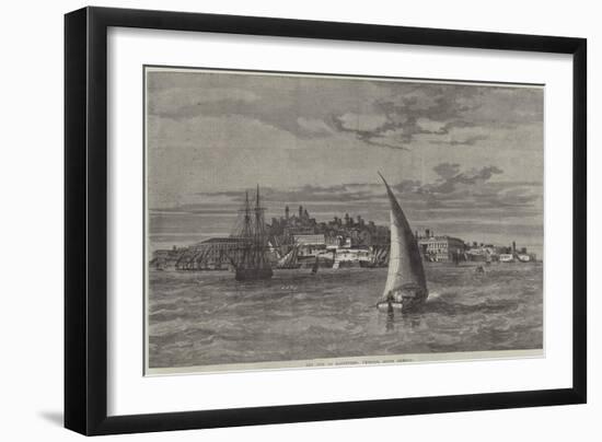 The City of Montevideo, Uruguay, South America-null-Framed Giclee Print