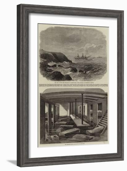 The City of New York Steamship-null-Framed Giclee Print