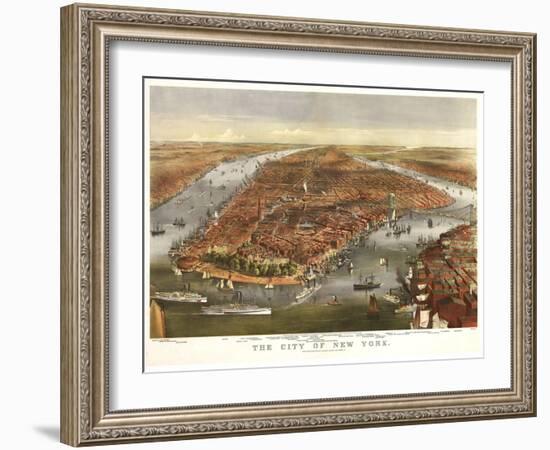 The City of New York-Dan Sproul-Framed Art Print