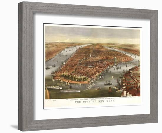 The City of New York-Dan Sproul-Framed Art Print