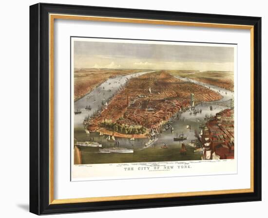 The City of New York-Dan Sproul-Framed Art Print